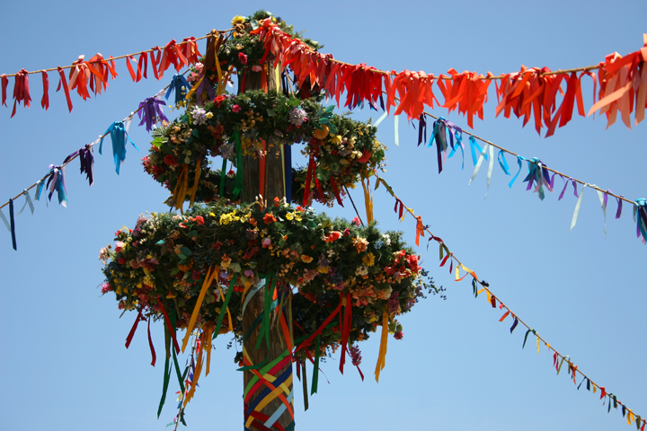 happy May Day traditions like these Bavarian Maypoles 