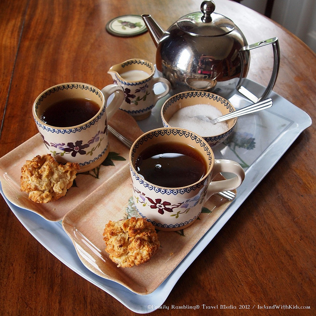 Irish scone and tea