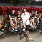 Riding in a Rickshaw in China