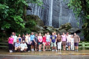 EF group leaders - teacher convention tour, waterfall