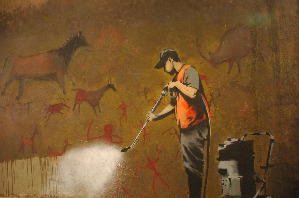 Banksy Cave Painting