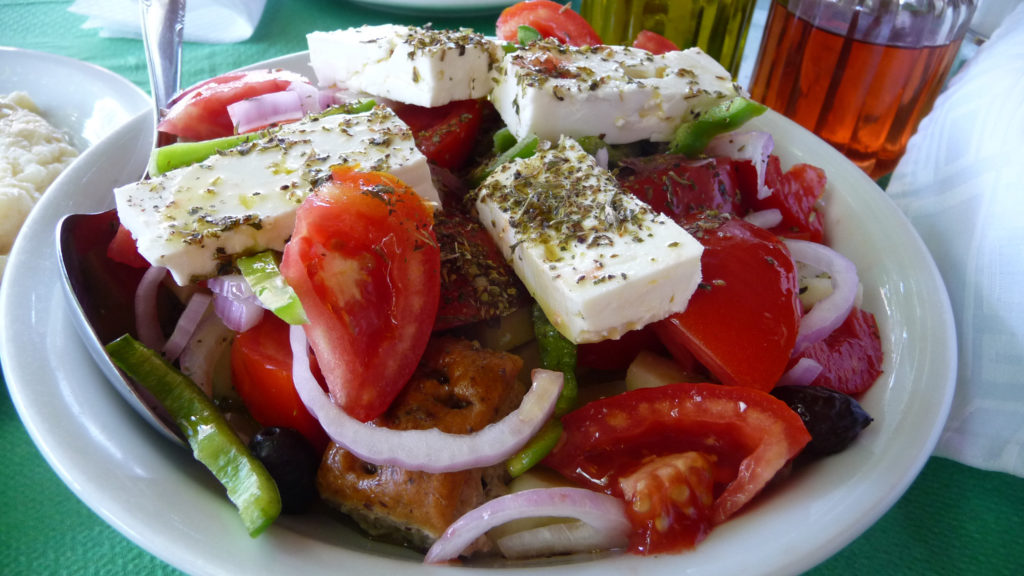 traditional greek salad