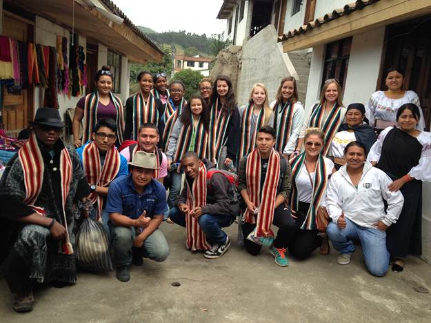 Students in Otavalo, Ecuador