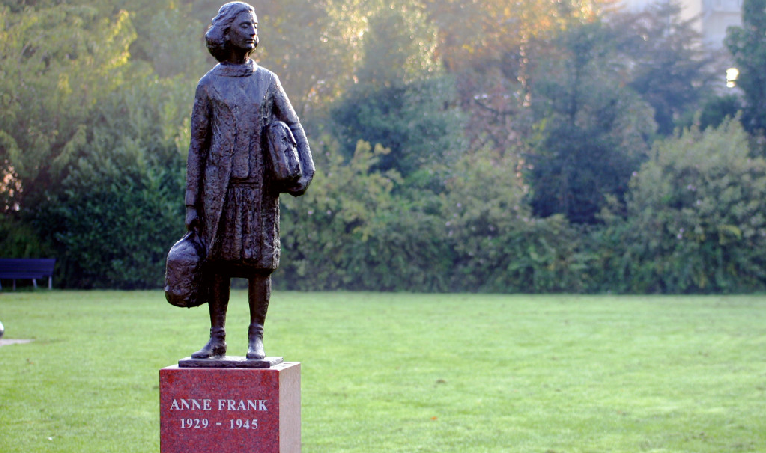 Anne Frank legacy statue