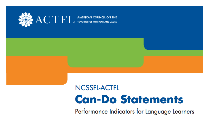 ACTFL Can Do Statements