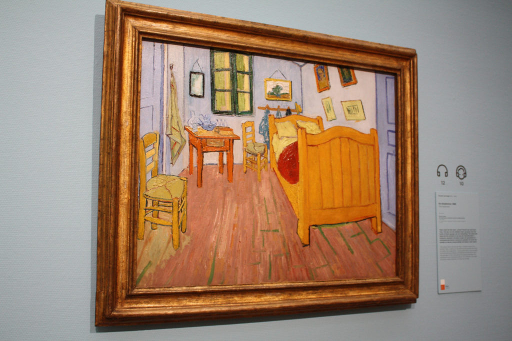 Art Institute of Chicago famous paintings, the bedroom Vincent Van Gough