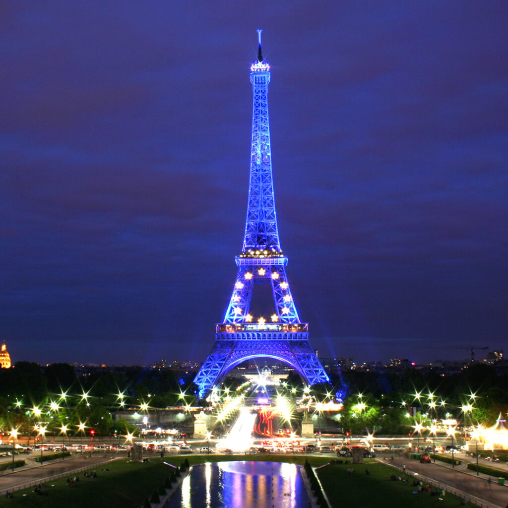The Eiffel Tower is one of the most famous landmarks around the world