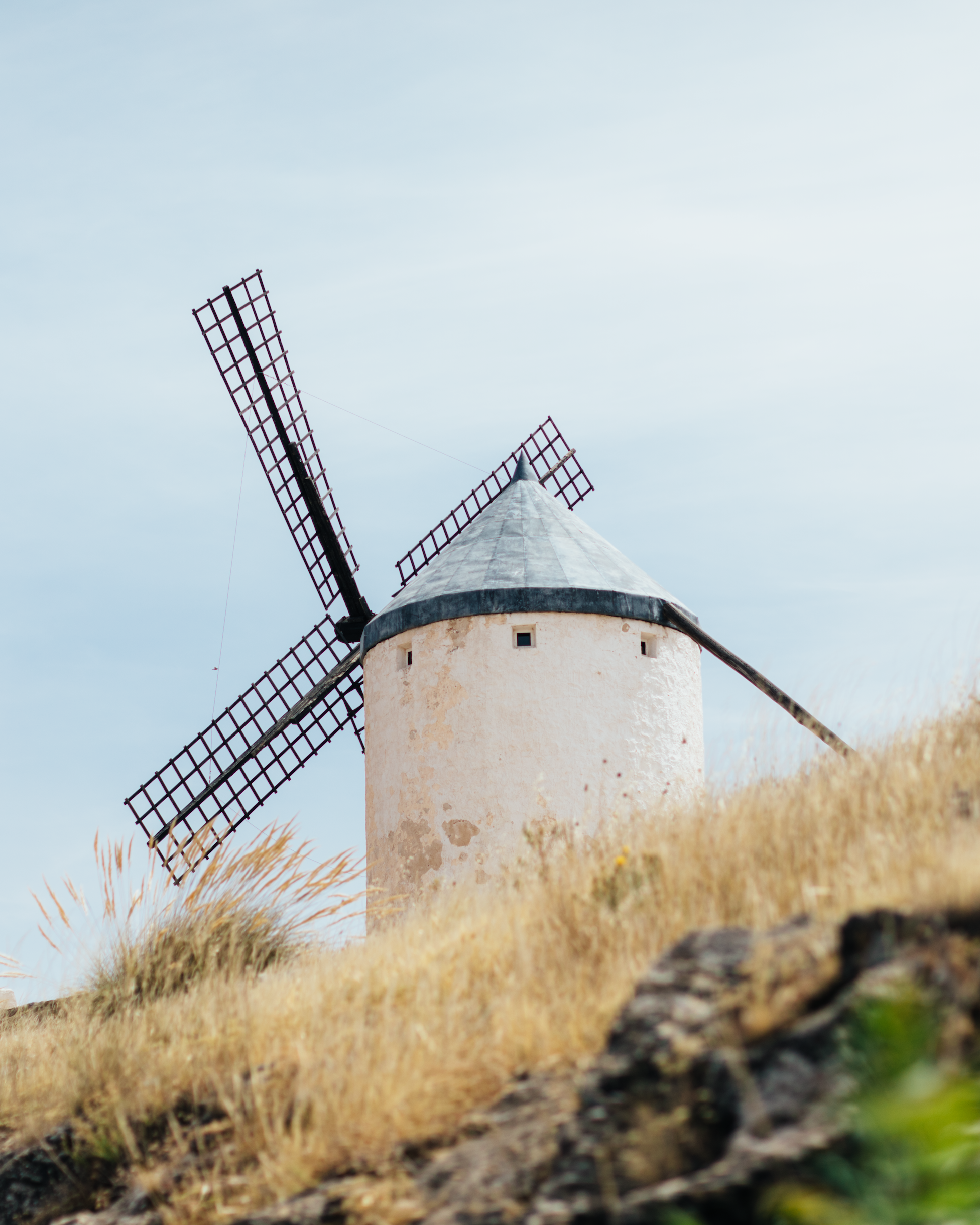 A windmill in Consuegra, shown on an EF tour where Group Leaders rediscovered their passion for teaching.