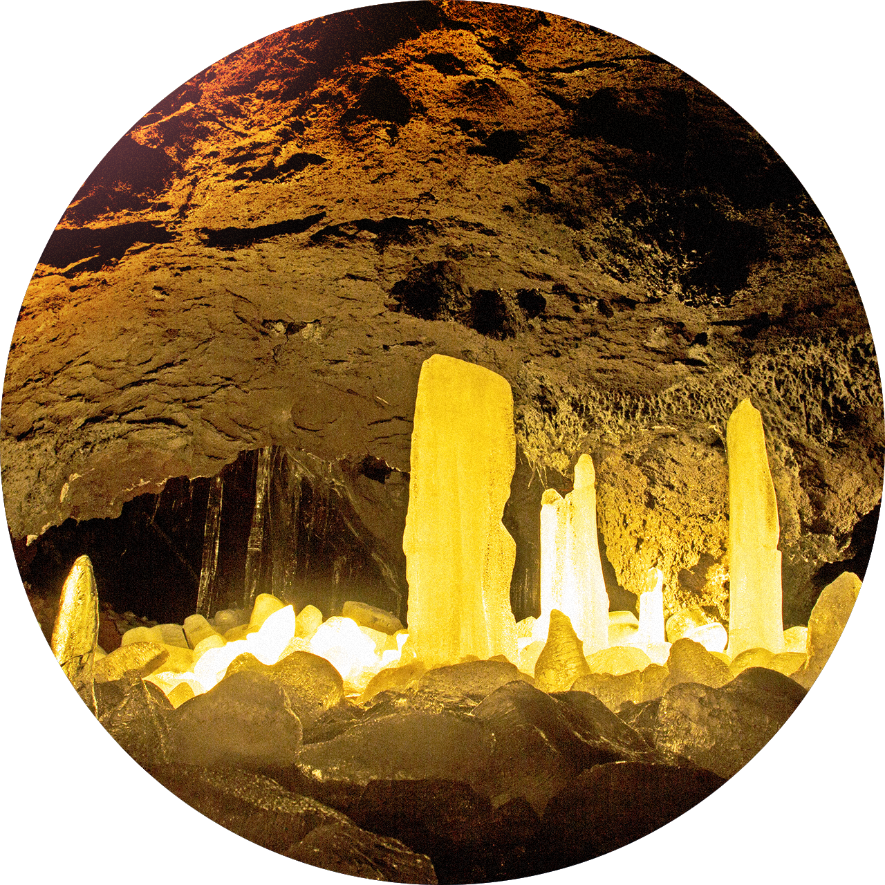 From South Korea to Japan, students will get a unique view of familiar sites, such as visiting these caves located beneath Mount Fuji.