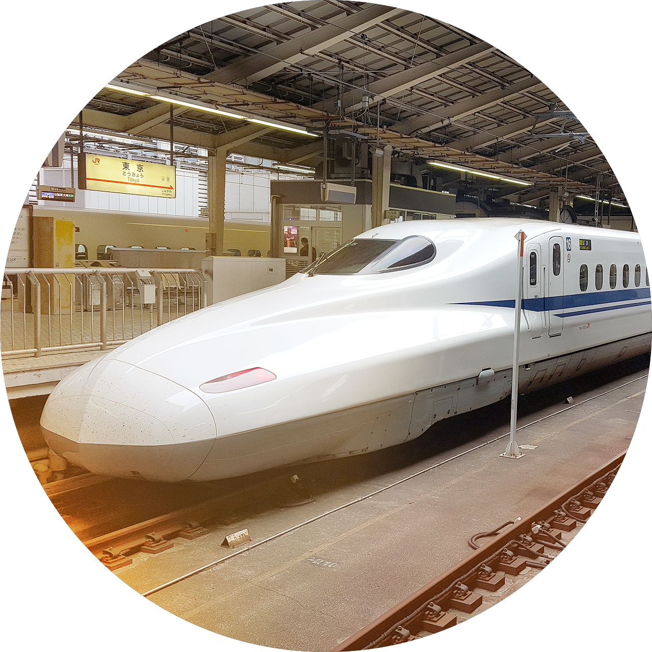From South Korea to Japan, students will see the regions stunning high-speed bullet trains like the one pictured here.